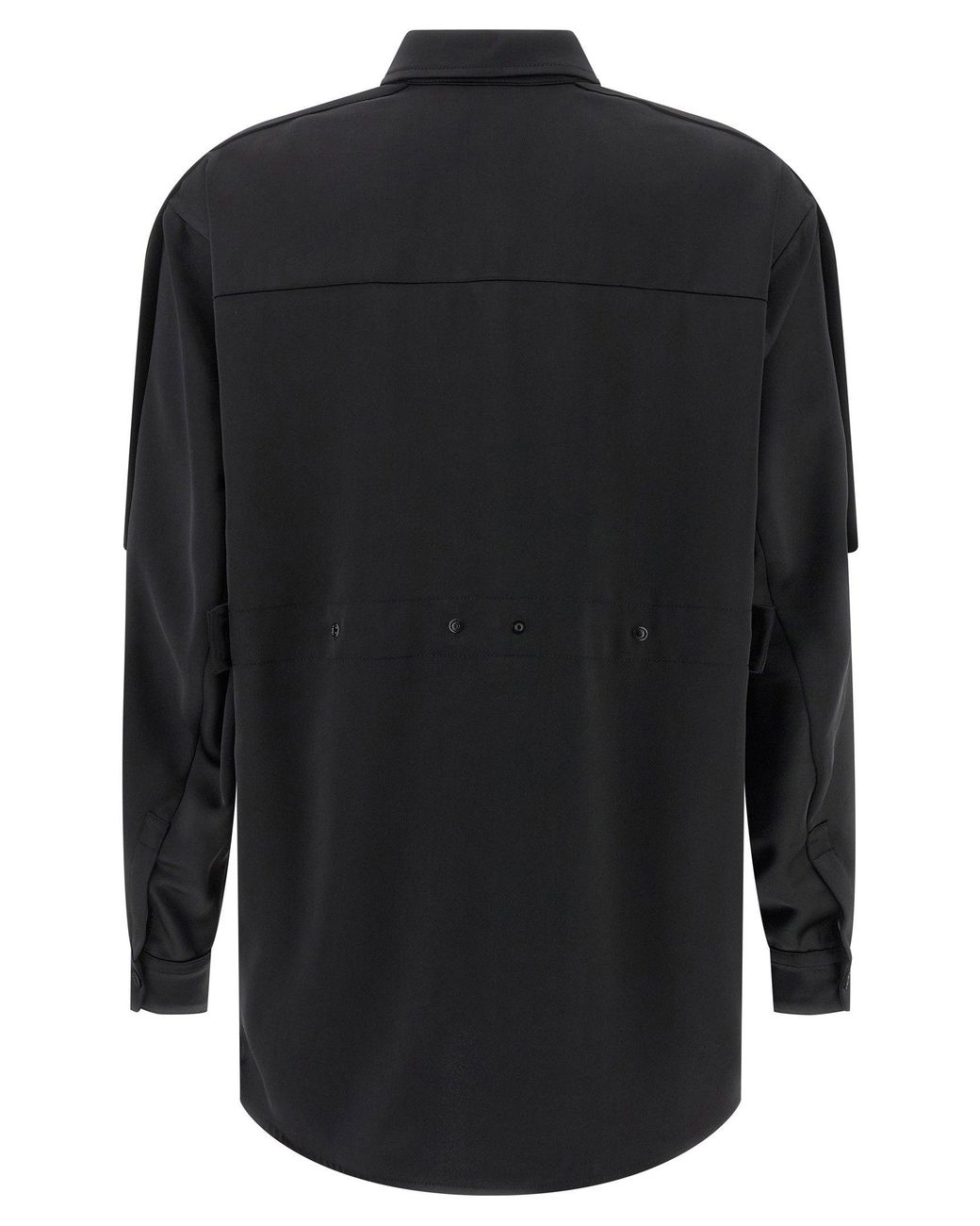 Moncler Genius Black Satin Shirt