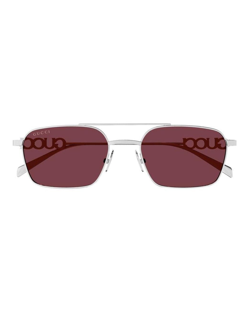 Gucci Purple Sunglasses Square Full Rim, Frame And Lens Gg1804S004 for men