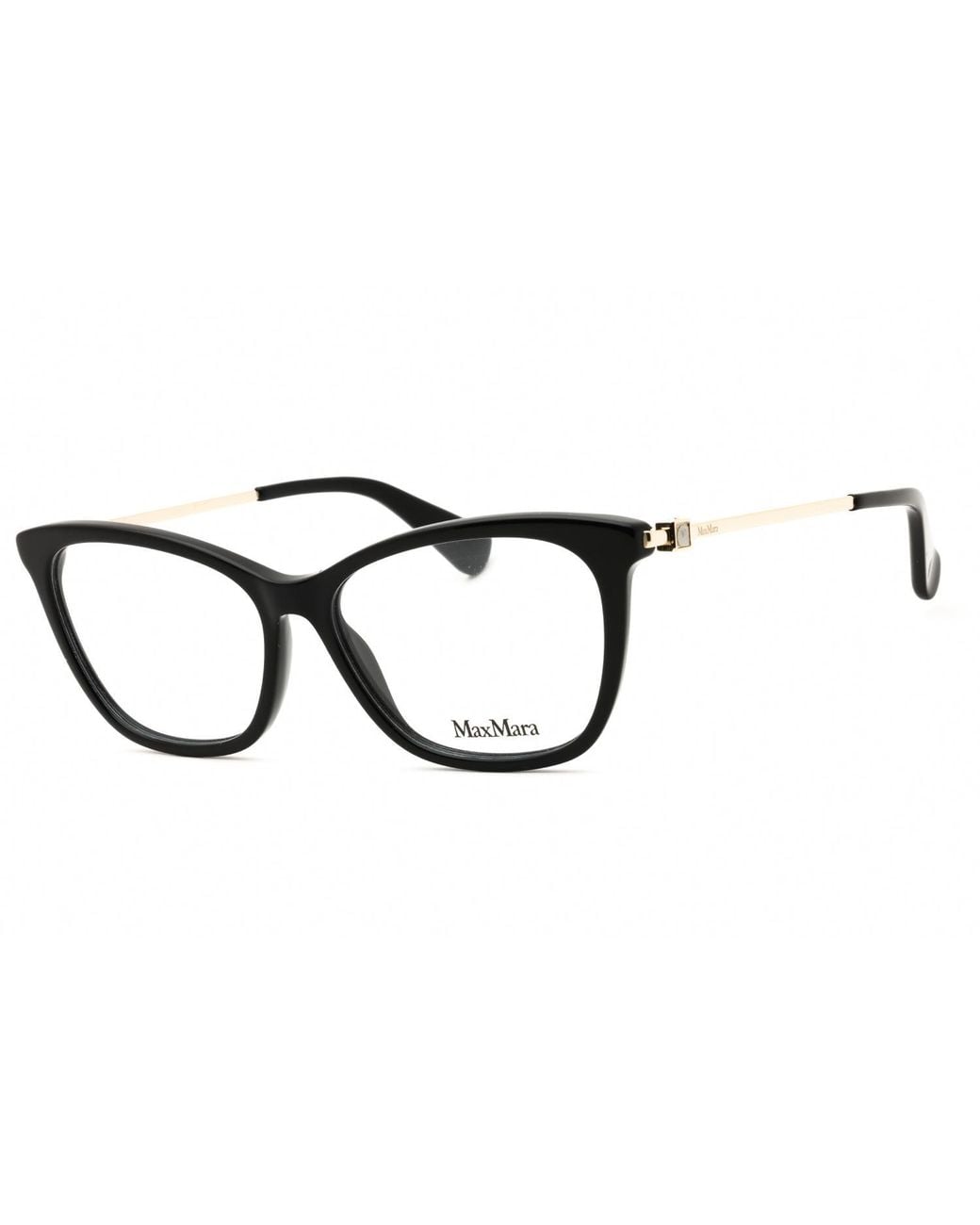 Max Mara Black Max Mara Mm5070 Cat Eye Acetate Eyeglasses