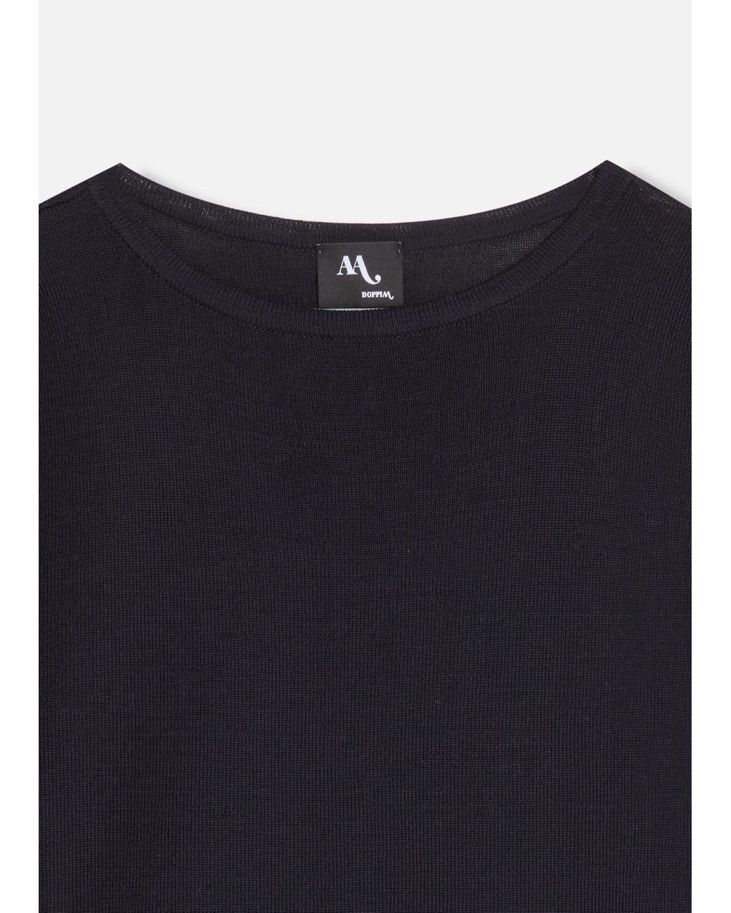 Doppiaa Blue Aappio Wool Sweater for men