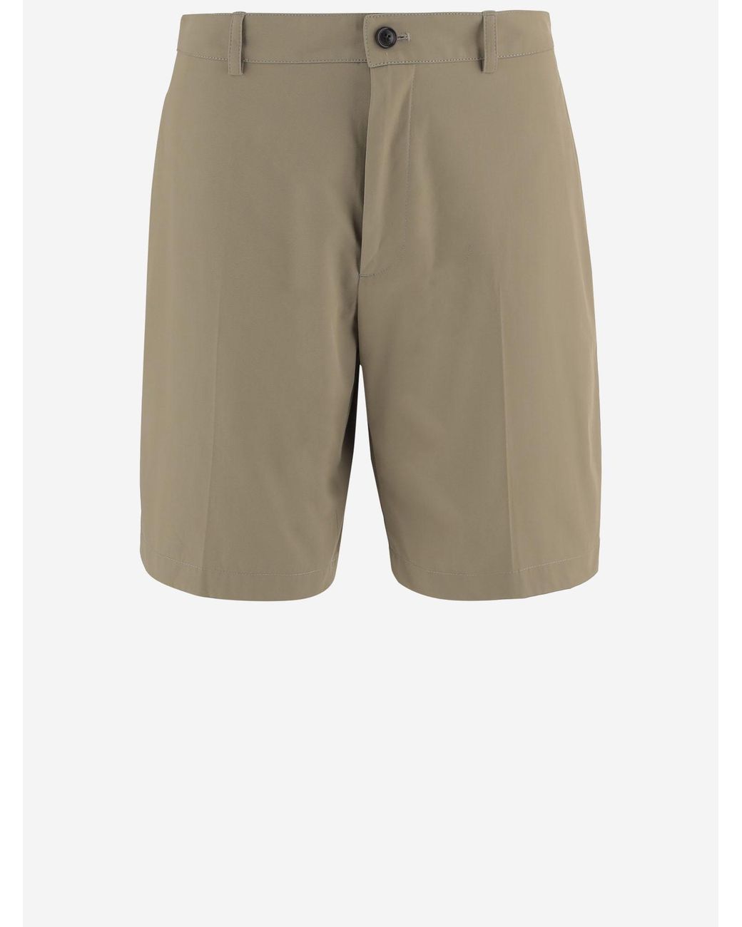 Burberry Green Cotton Shorts for men