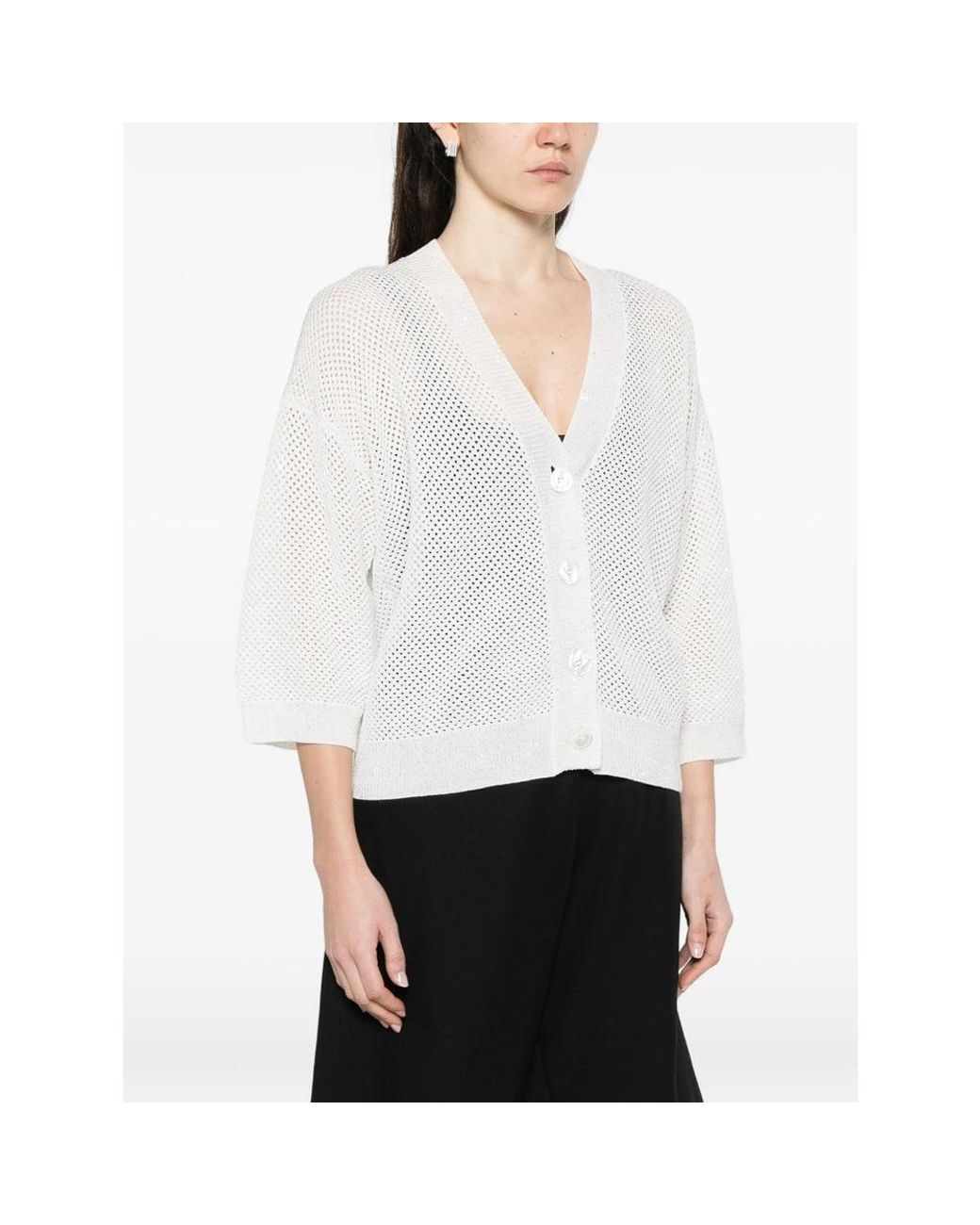 Peserico White Sweater