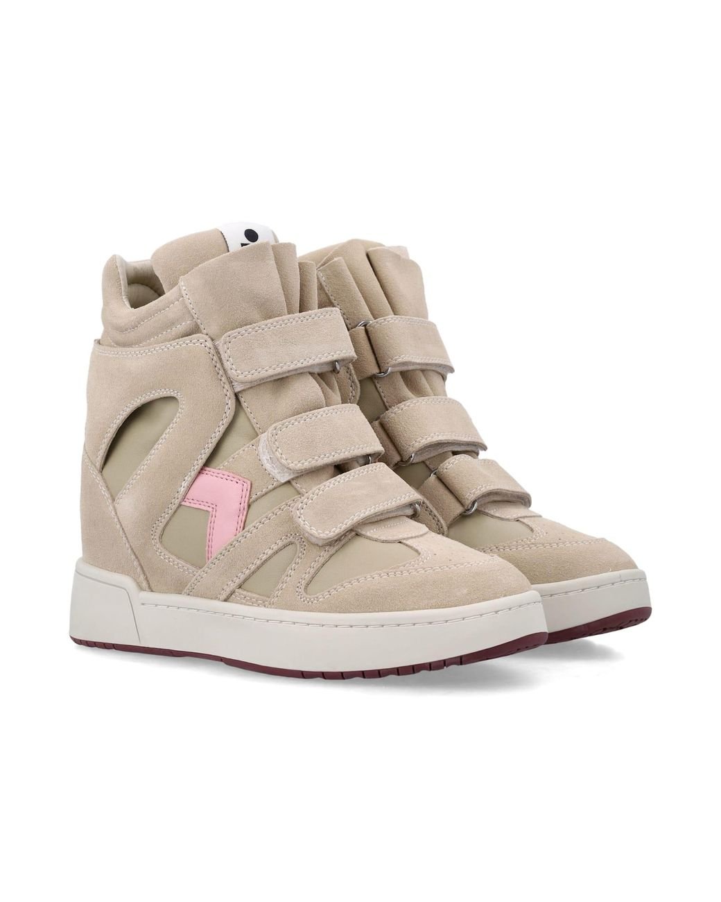 Isabel Marant Natural Im3 Wedge Sneakers