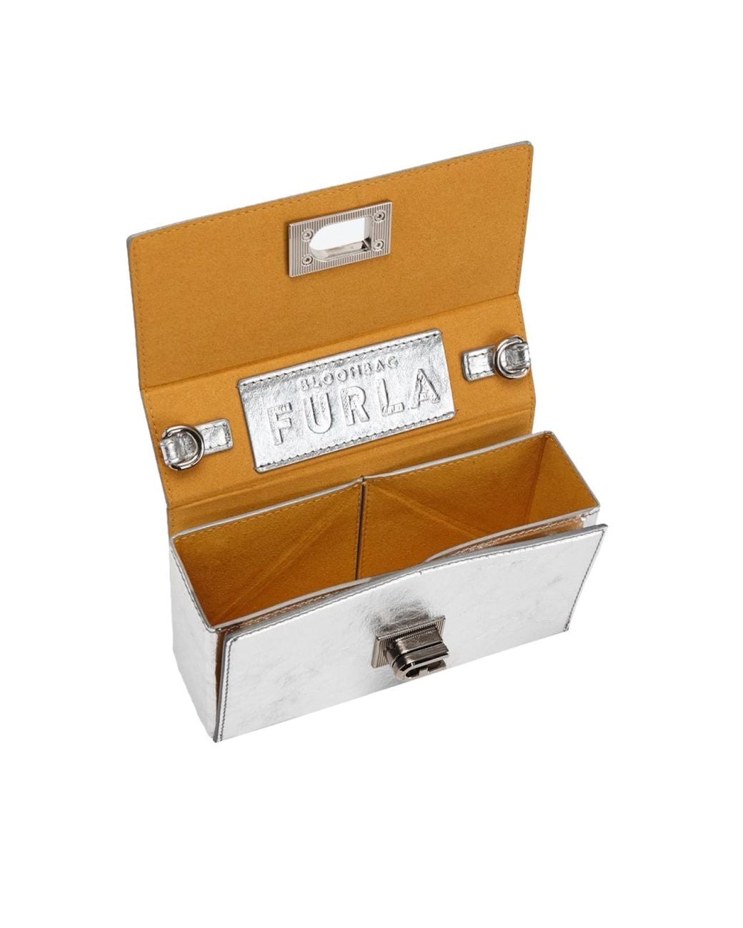 Furla White Bloombag Mini Shoulder Bag