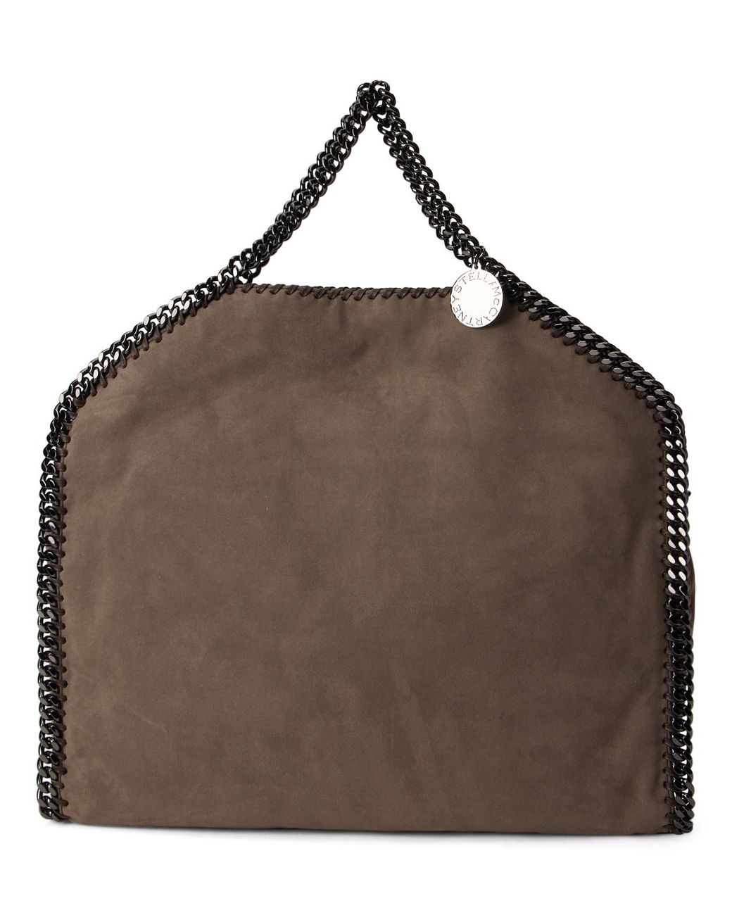 Stella McCartney Brown Stella Mccartney Chain-Trimmed Tote Bag — Taupe