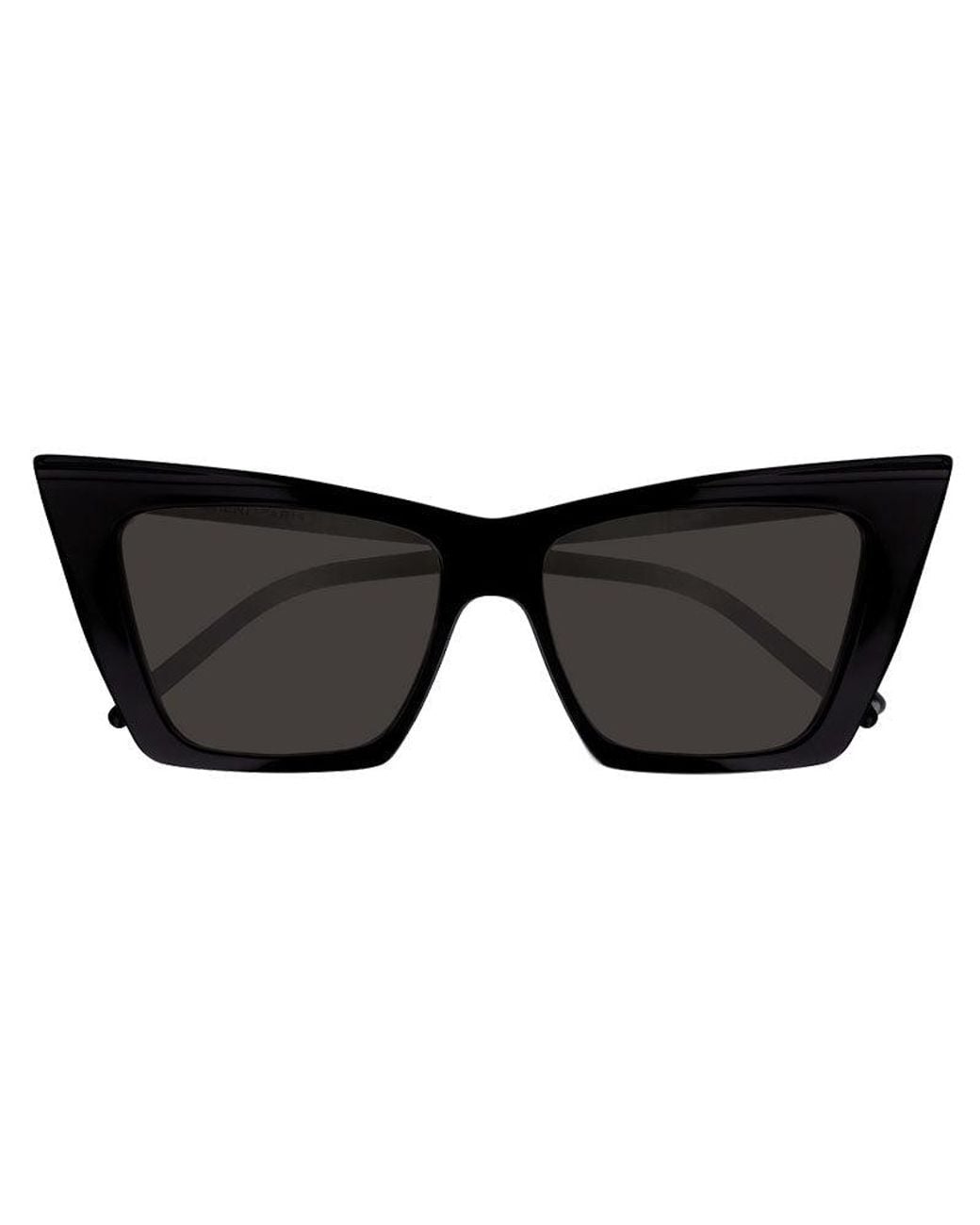 Saint Laurent Black Sunglasses Cat Eye Full Rim, Frame And Lens Sl372001