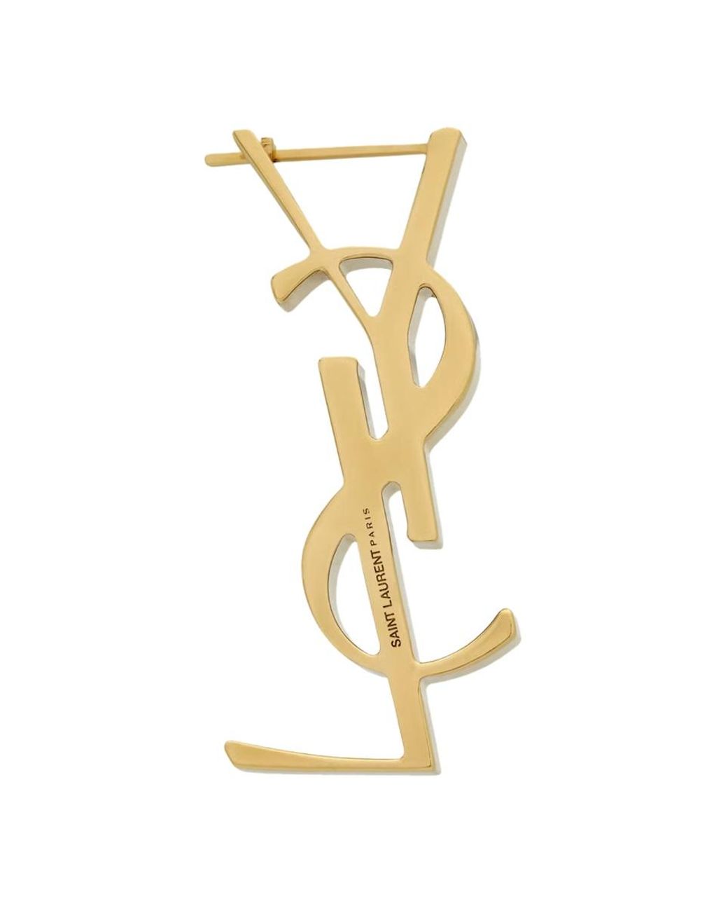 Saint Laurent Metallic Saint Laurent Cassandre Earring