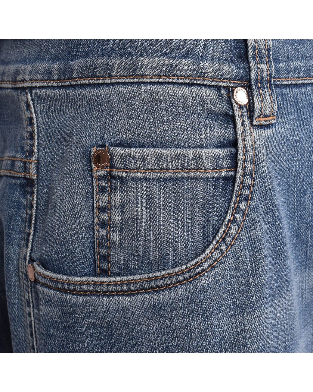 Brunello Cucinelli Blue Pants Mh186P5676_C7814