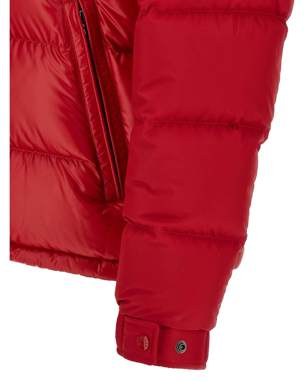Moncler Red Moncler Maya Down Jacket for men