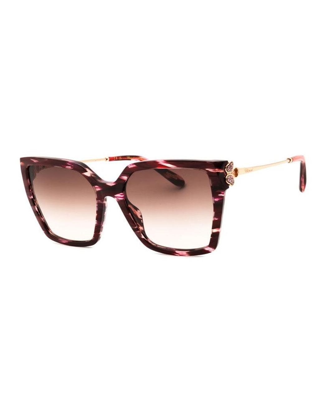 Chopard Brown Frame And Lens Sunglasses