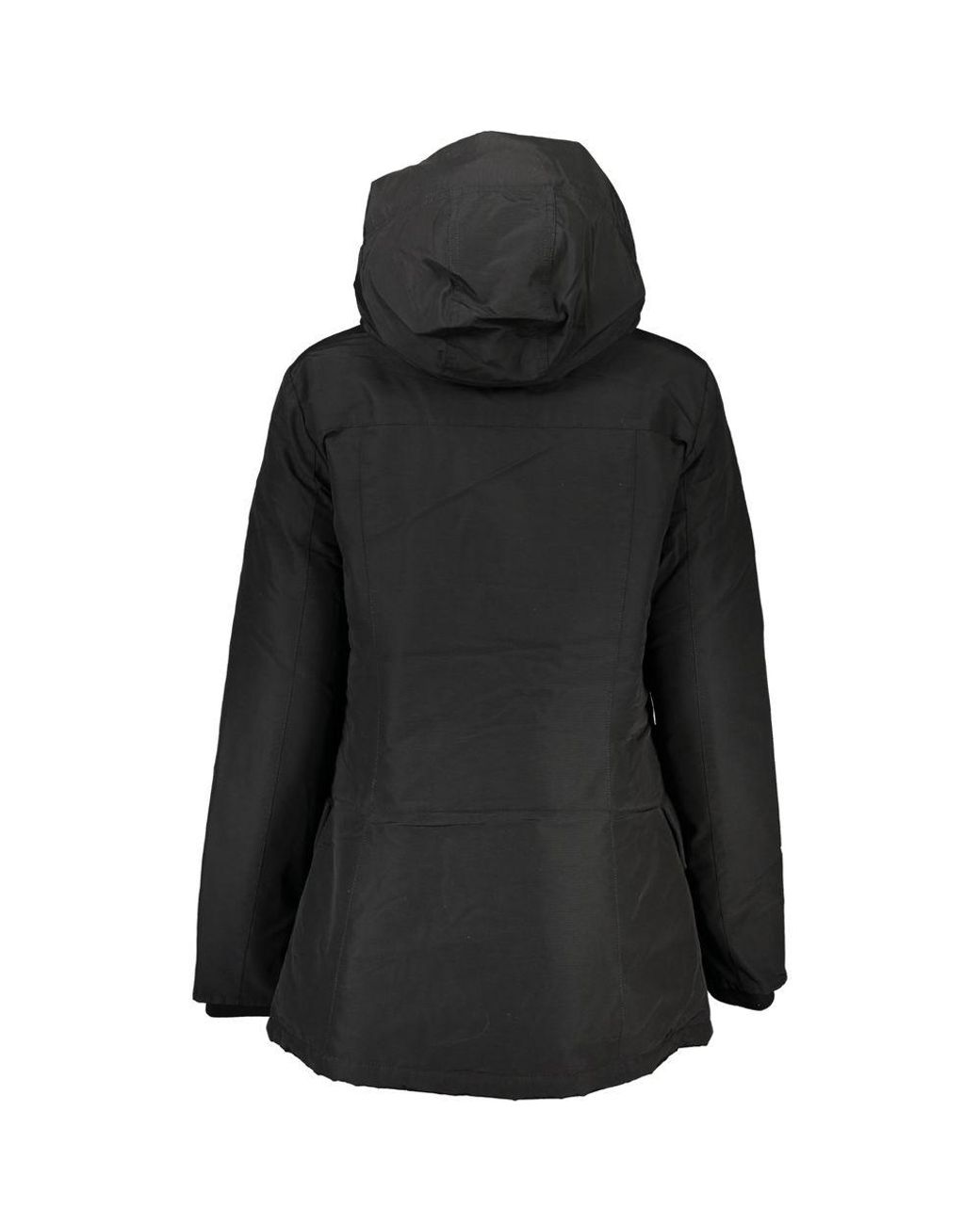 Woolrich Black Cotton Jackets & Coat