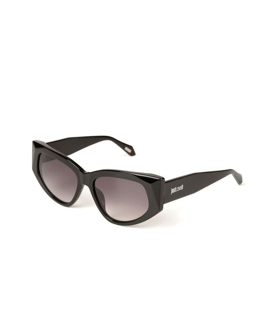 Just Cavalli Black Just Cavalli Sjc169 Cat-Eye Acetate Sunglasses