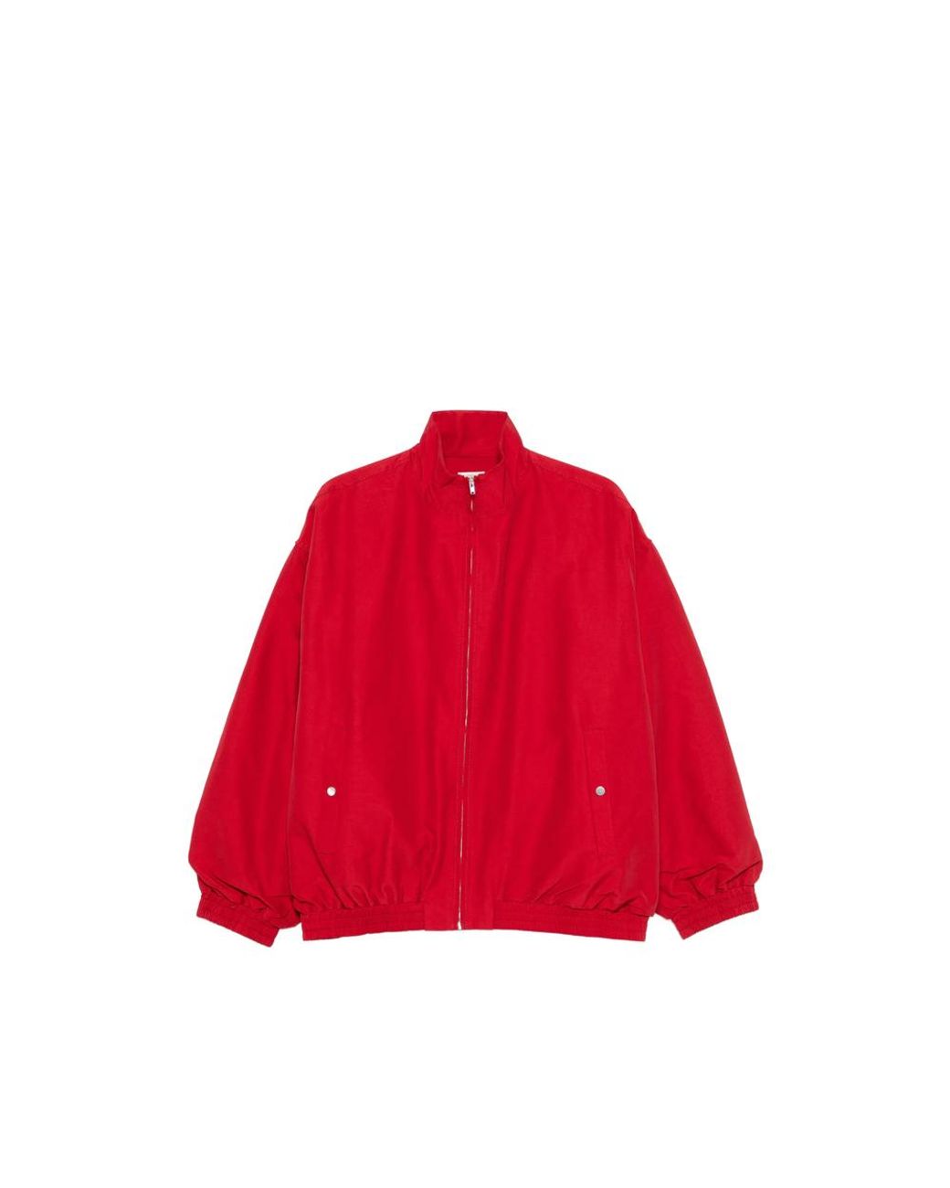LAMRONS Red Zip-Up Bomber Jacket