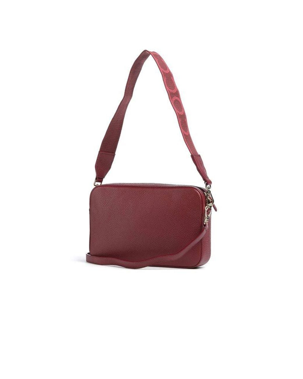 Coccinelle Red Shoulder Bag Cowhide