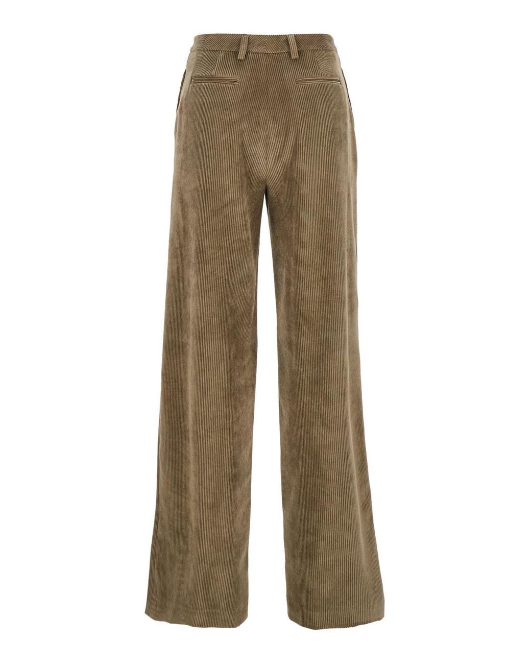 Le Plain Natural Pants With Belt Loops