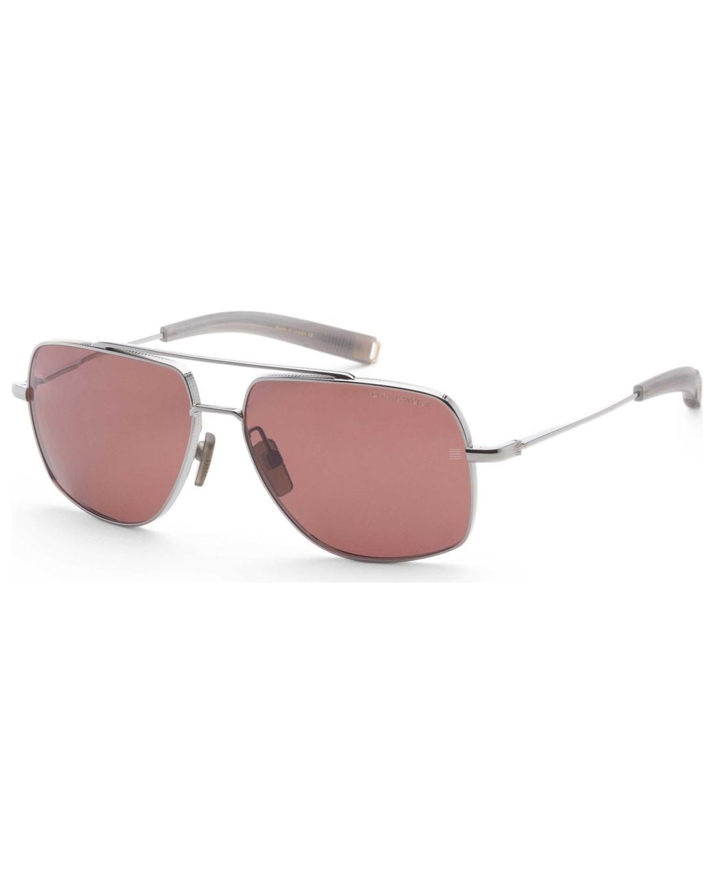 Dita Eyewear Pink Lancier 61 Mm Sunglasses Palladium Polarized Dls107-A-06 for men