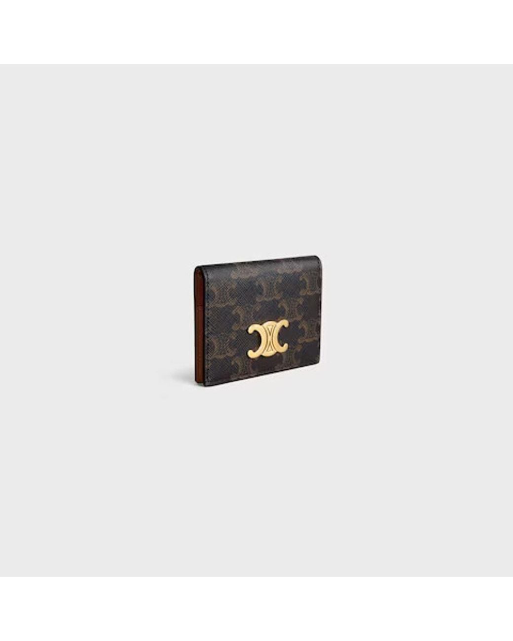 Céline Black Celine E26 Card Case