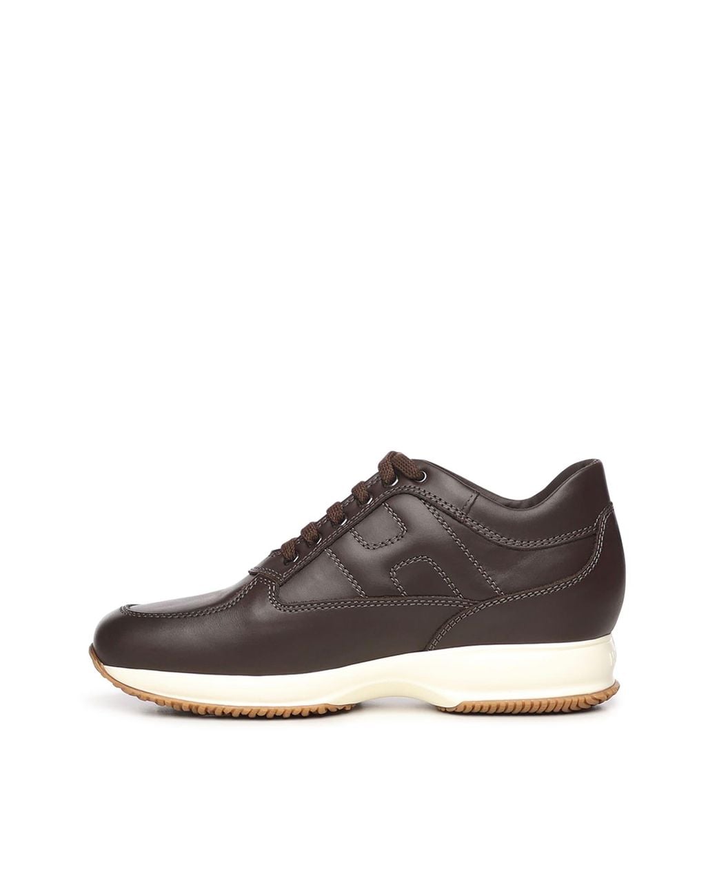 Hogan Brown Interactive Sneakers for men