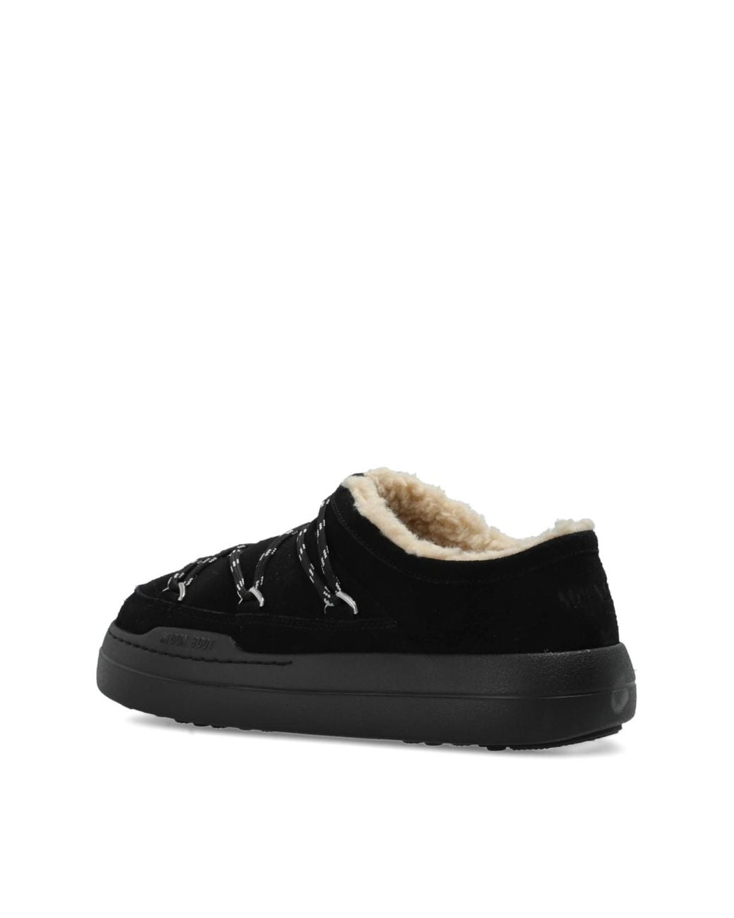 Moon Boot Black Slippers