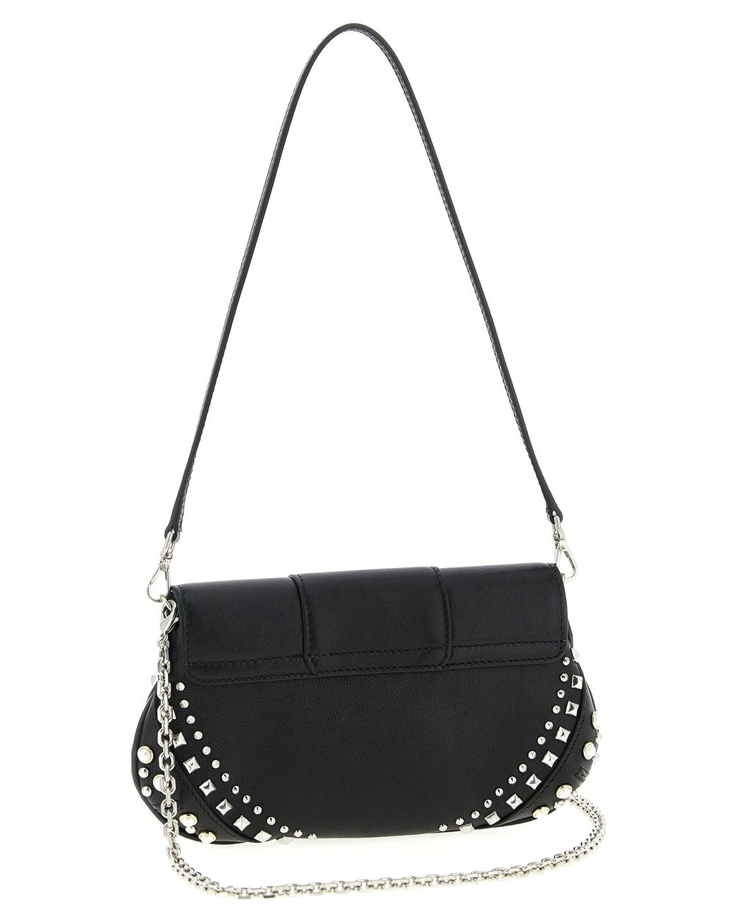 Jimmy Choo Black 'Bar' Wallet On Chain