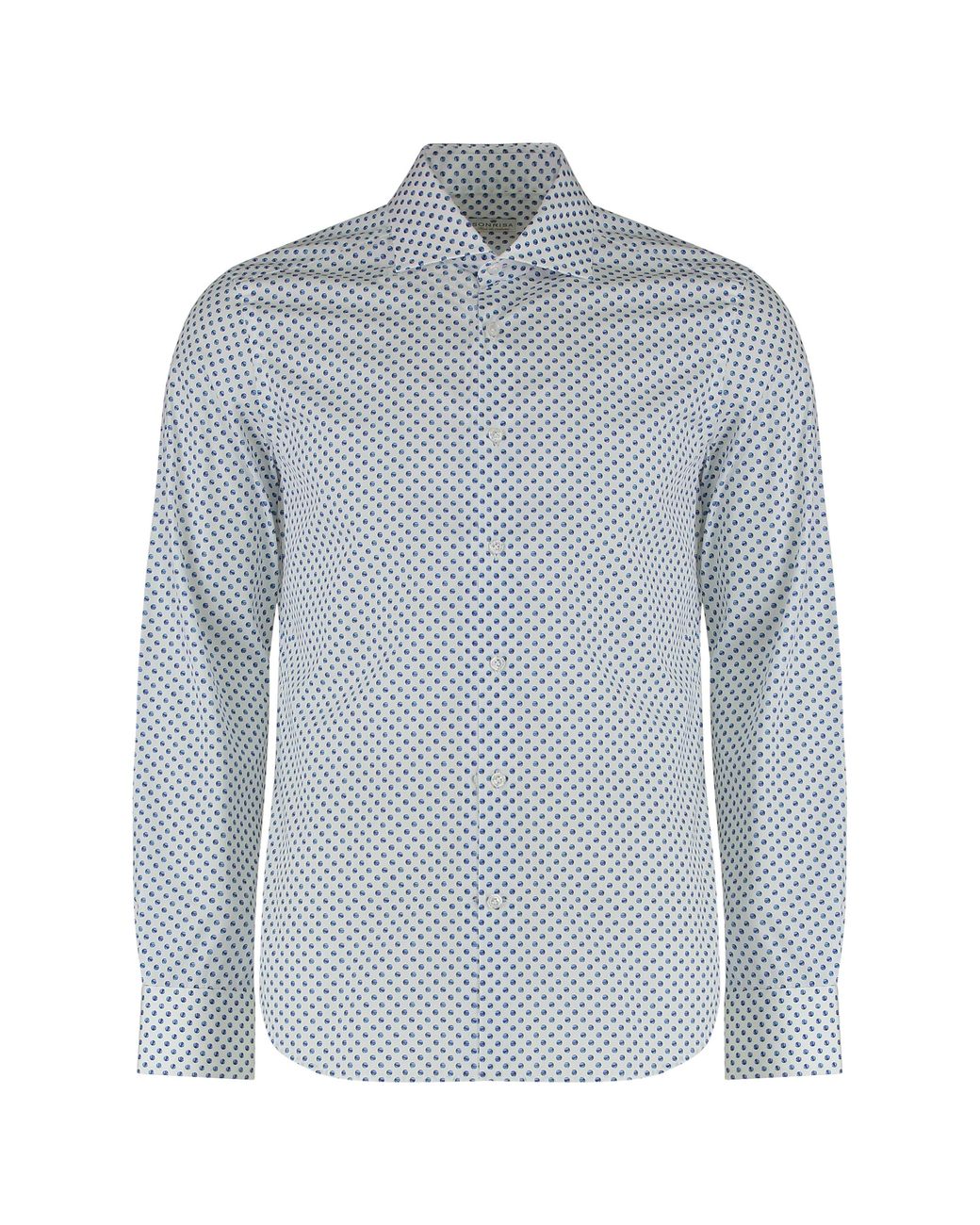 Sonrisa Blue Printed Cotton Shirt for men