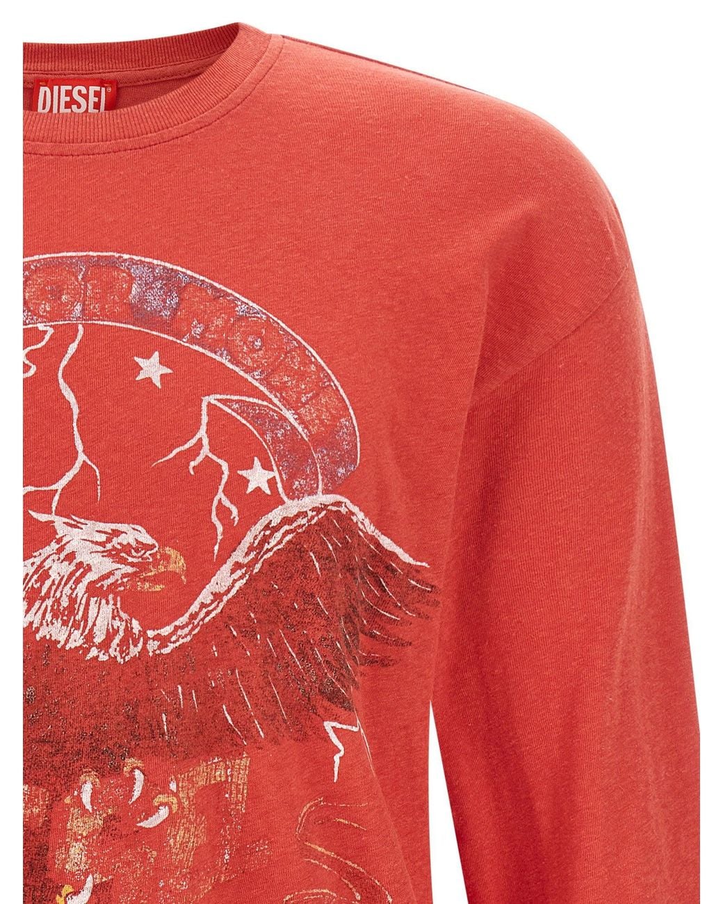 DIESEL Red T-Shirt for men