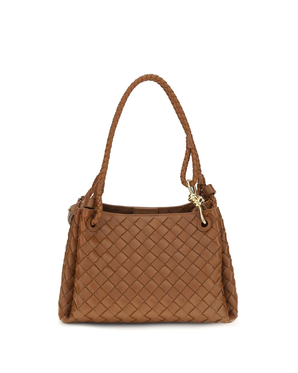 Bottega Veneta Brown Bottega Veneta Intrecciato Shoulder Bag