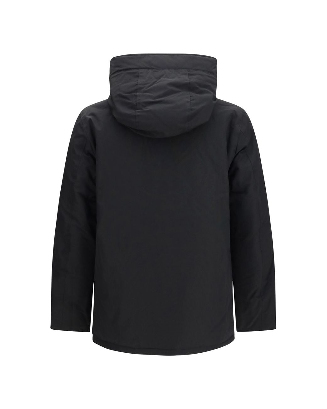 Woolrich Black Arctic Anorak Ramar Cloth Down Jackets Coat for men