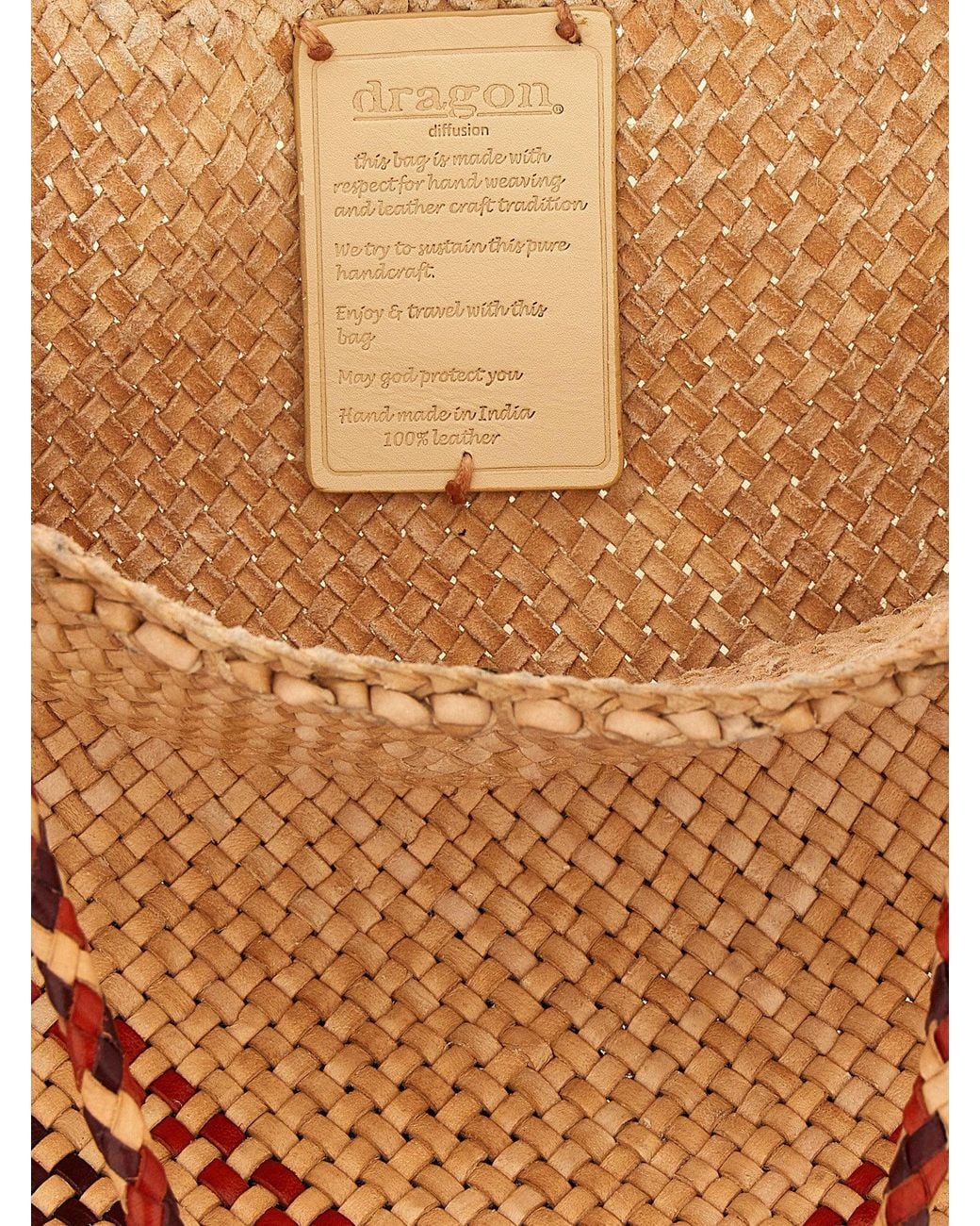 Dragon Diffusion Brown Tote Bag