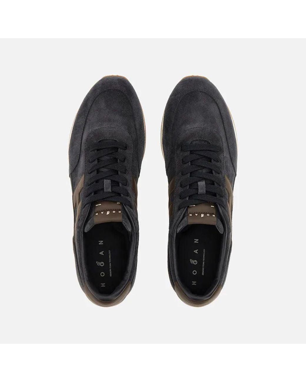 Hogan Blue Hogan Sneaker — Charcoal for men