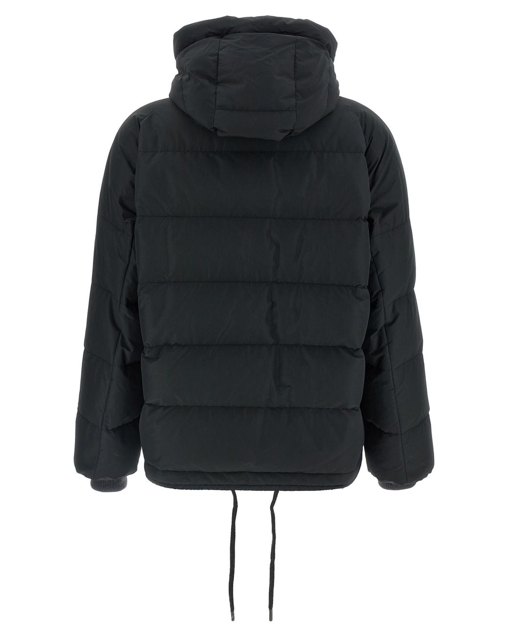 Brunello Cucinelli Black Brunello Cucinelli Quilted Taffeta Down Jacket