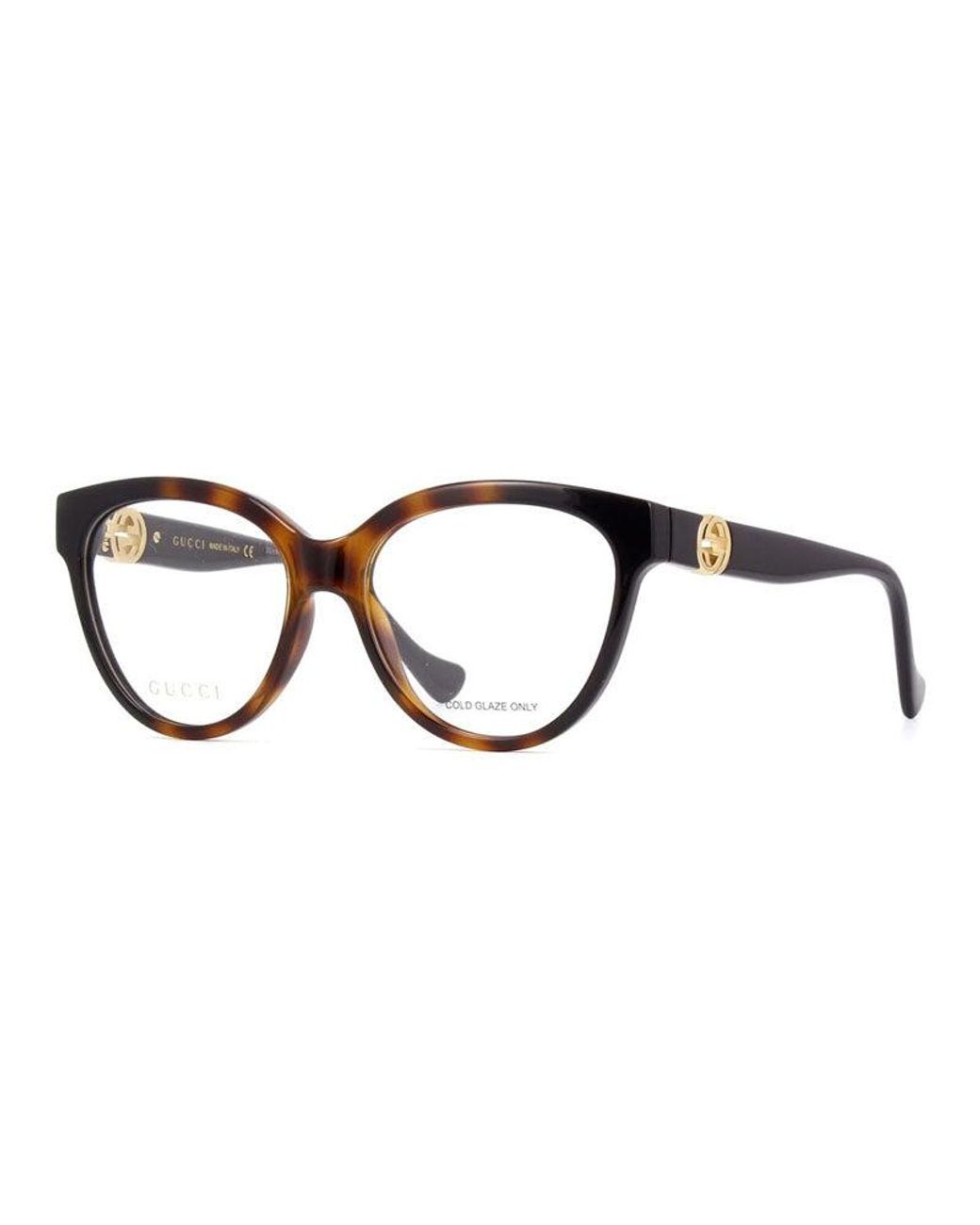 Gucci Brown gg1024o Aviator-framed Acetate Optical Glasses