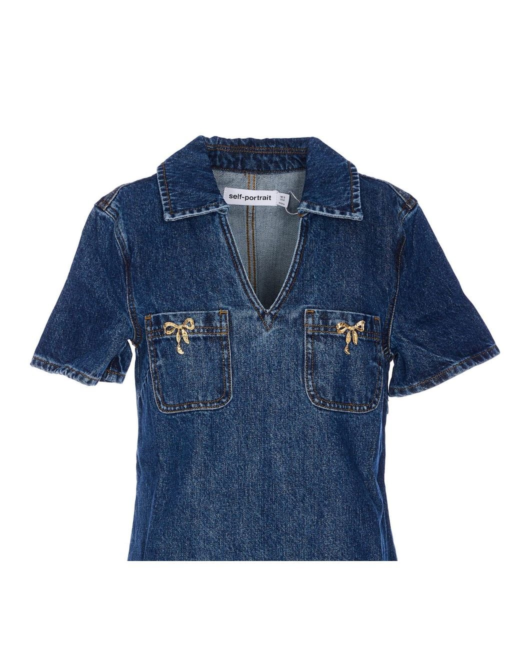 Self-Portrait Blue Dresses