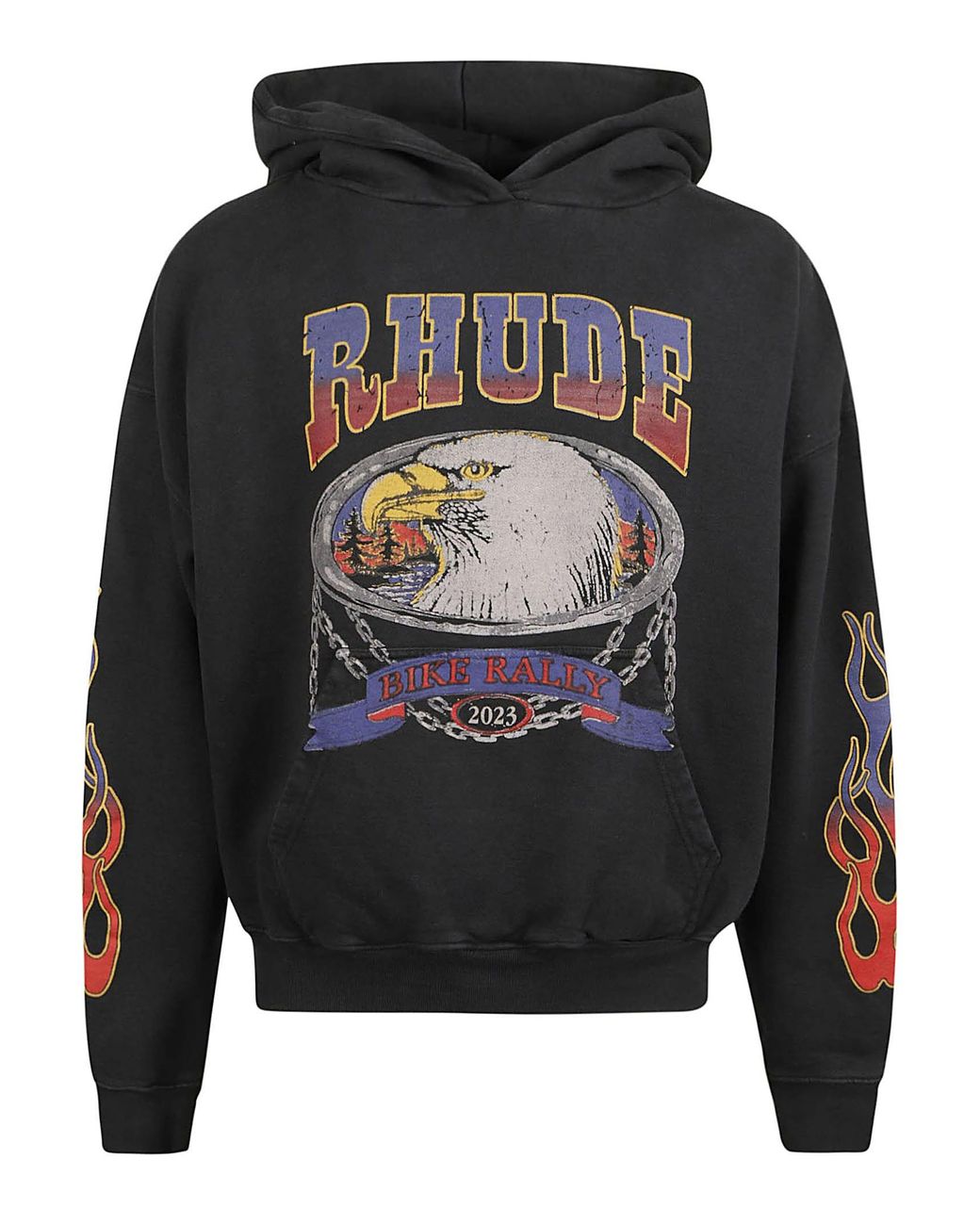 Rhude bald eagle hoodie sales