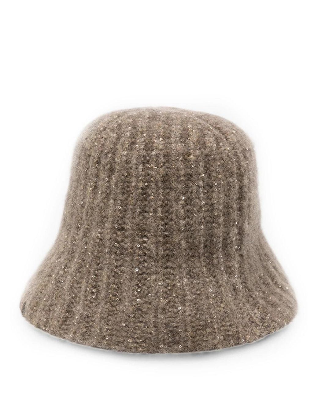 Brunello Cucinelli Natural Knit Bucket Hat