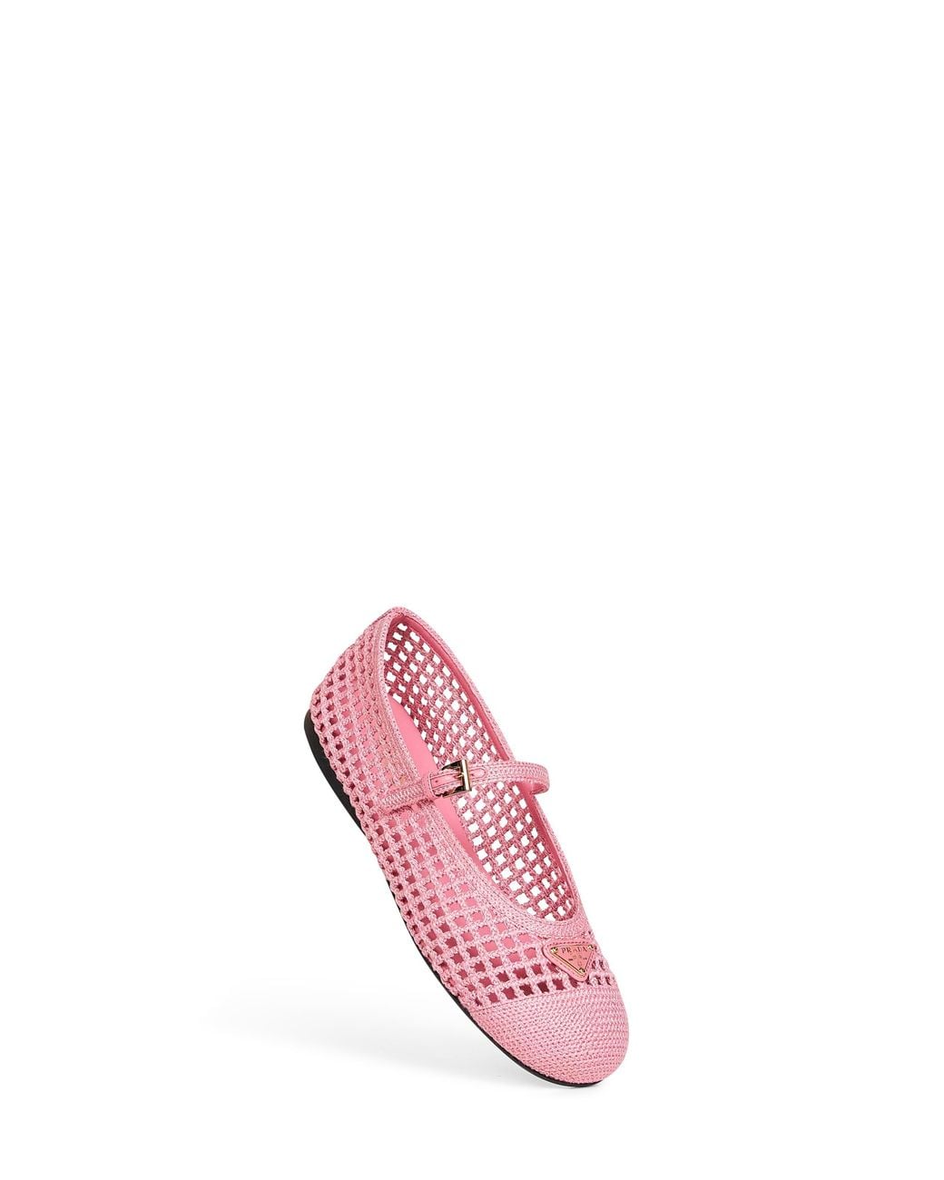 Prada Pink Ballet Flats Begonia Cotton Ballerina Shoes