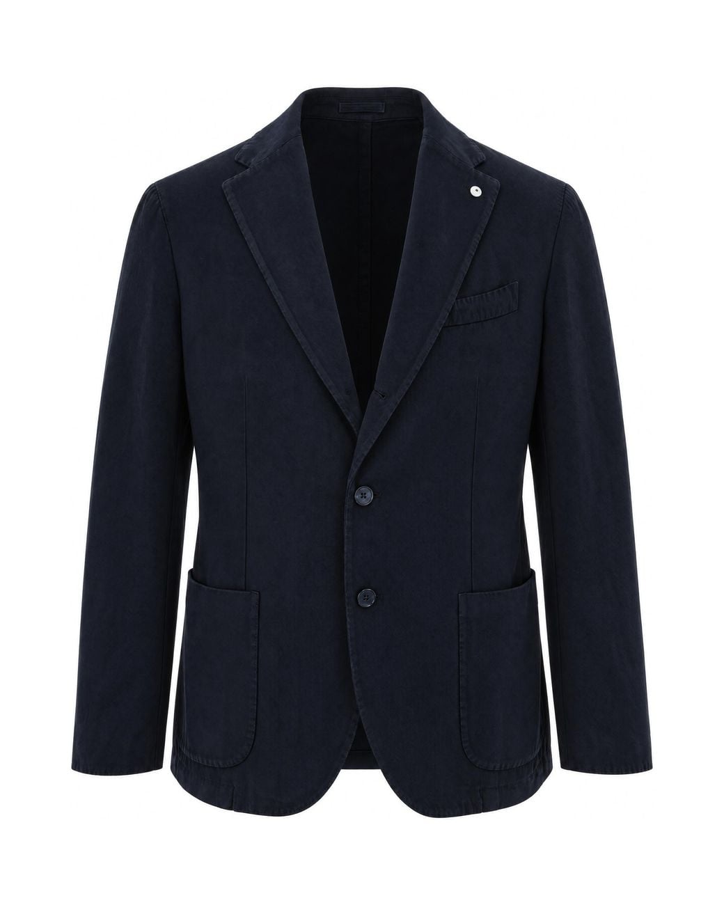 L.b.m. 1911 Blue Blazer Single-Breasted Cotton Jacket for men