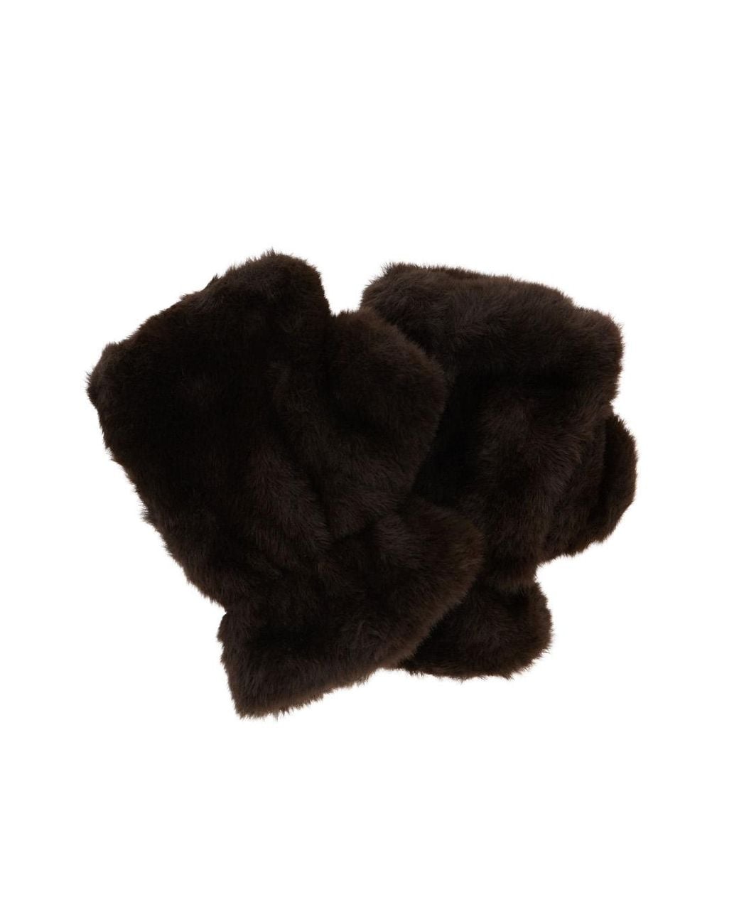 Apparis Black Fingerless Gloves Ariel Tech Fabric Polyester Hat