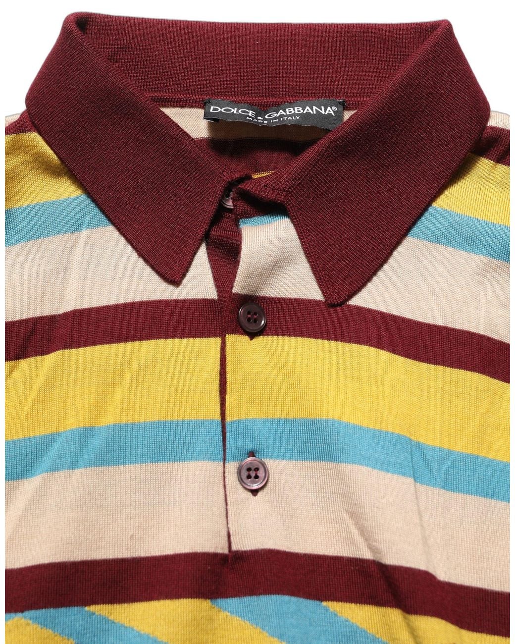 Dolce & Gabbana Purple Knitted Cashmere Pullover Sweater Silk Clothing for men