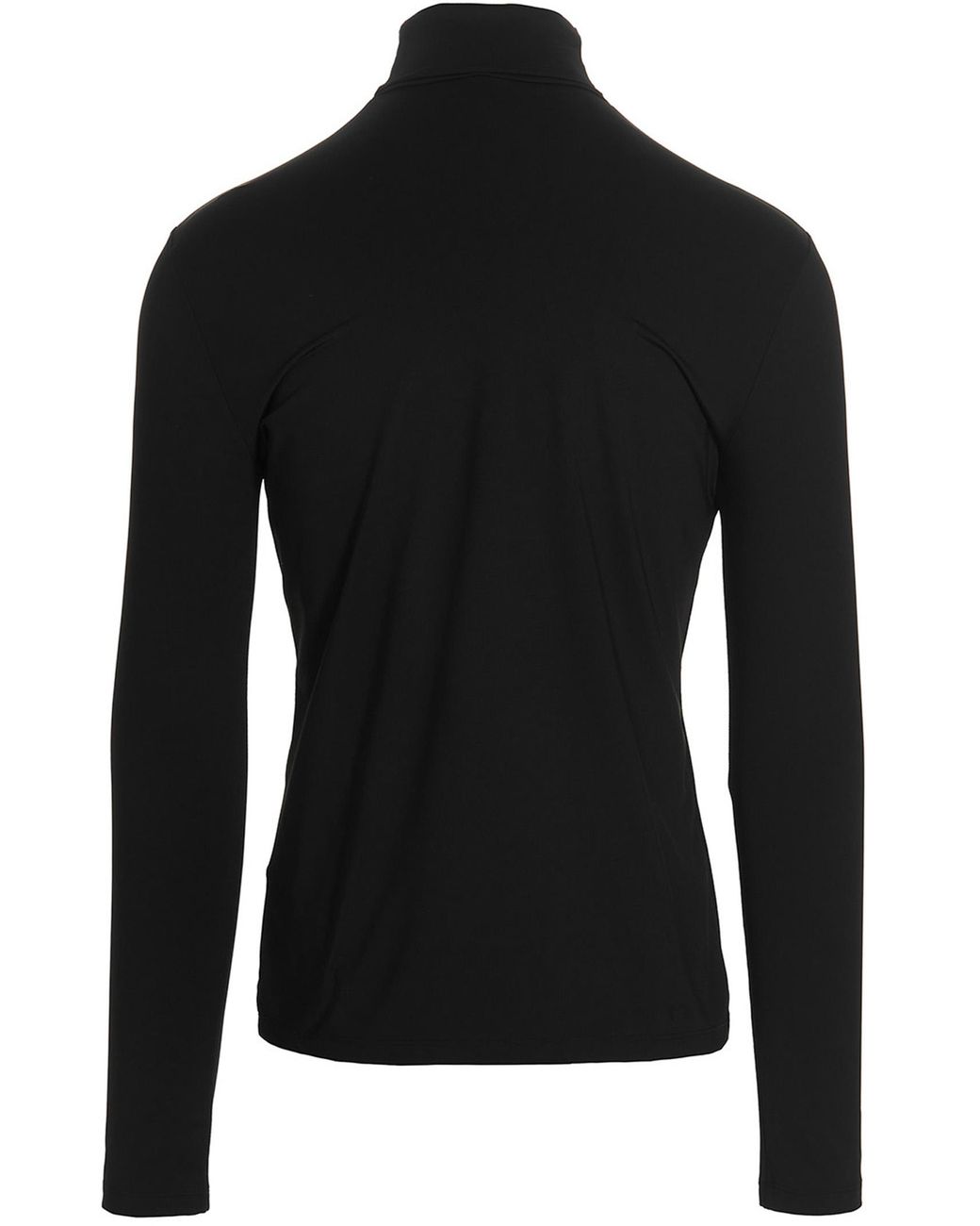 VTMNTS Black Logo Lycra Sweater Polyamide Elastane Sweater, Cardigans for men