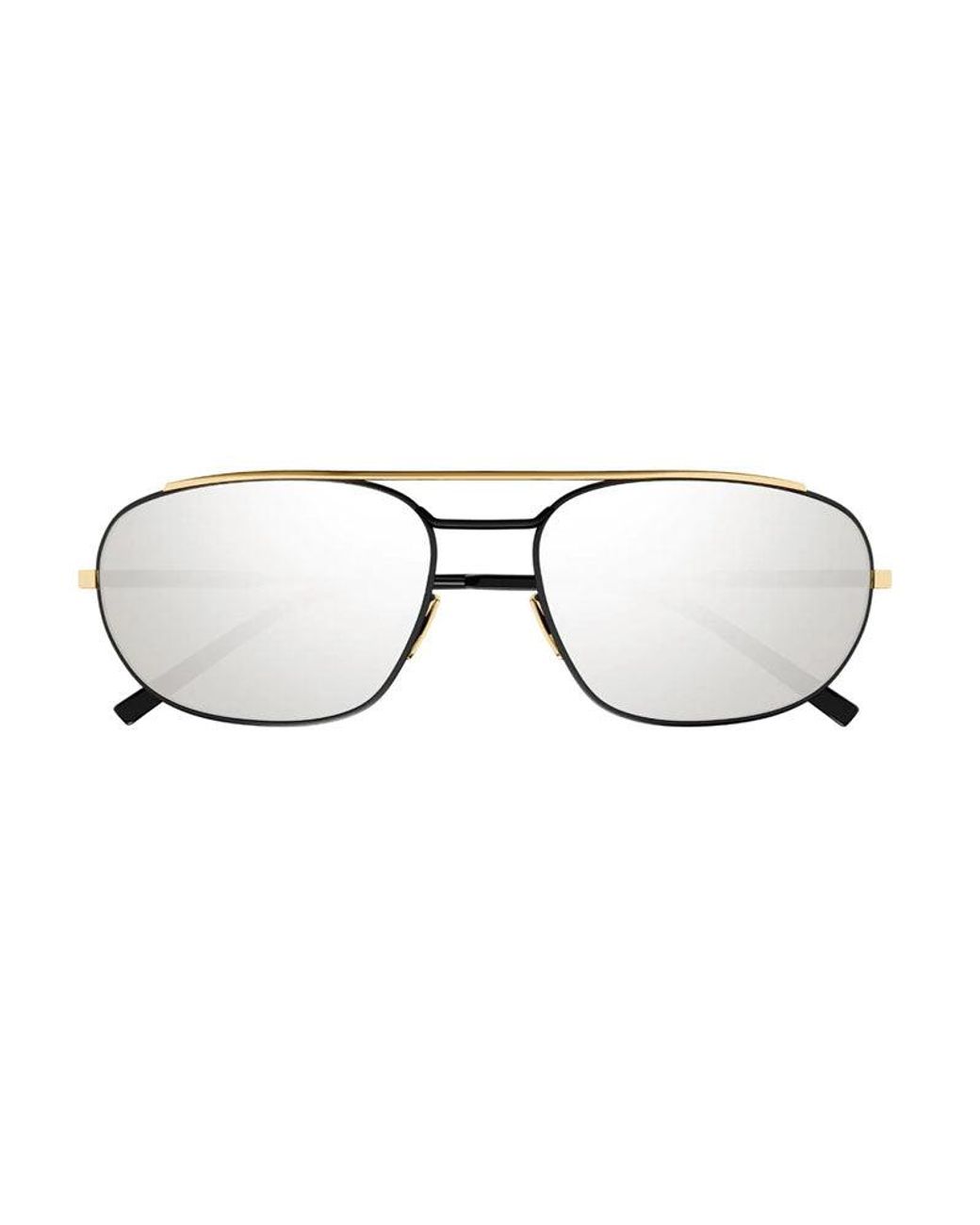 Saint Laurent Multicolor Sl 561 Narrow Double Bridge Aviator Sunglasses for men