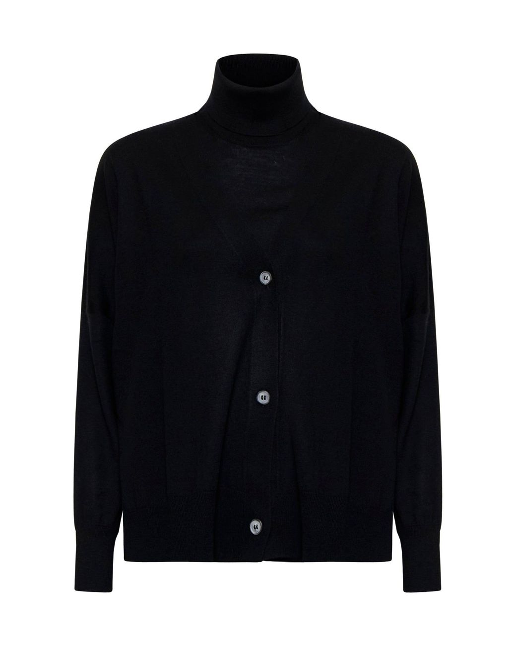 Blanca Vita Black Twin Set Virgin Wool Trouser Suits