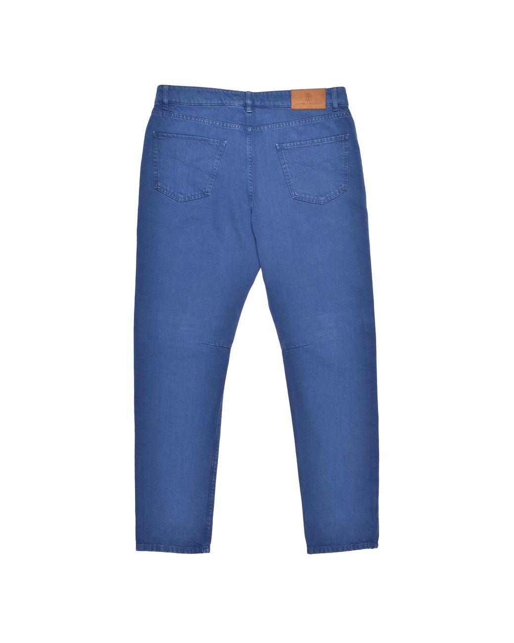 Brunello Cucinelli Blue Leisure Fit Trousers for men