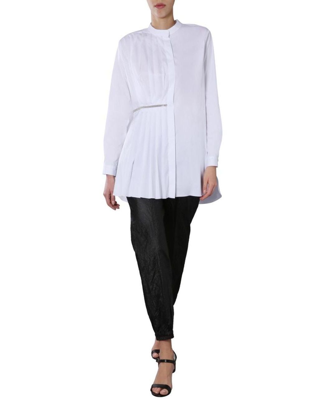 Fabiana Filippi Black Jogging Pants Viscose Trousers