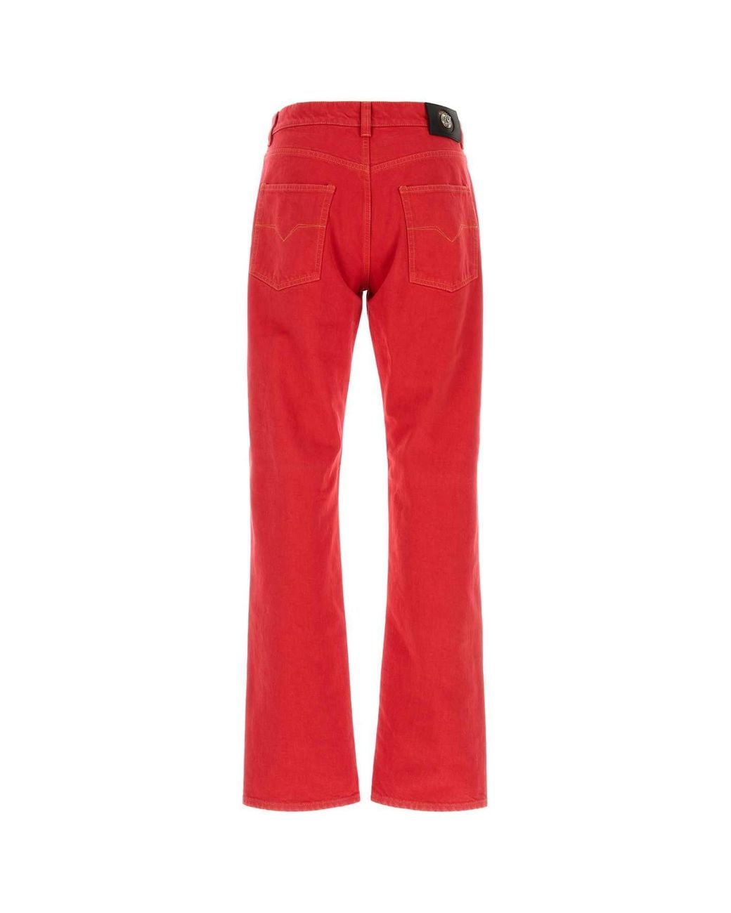Versace Red Denim Jeans for men