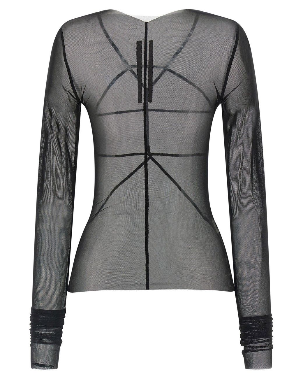 Rick Owens Gray Temple Top Sweater