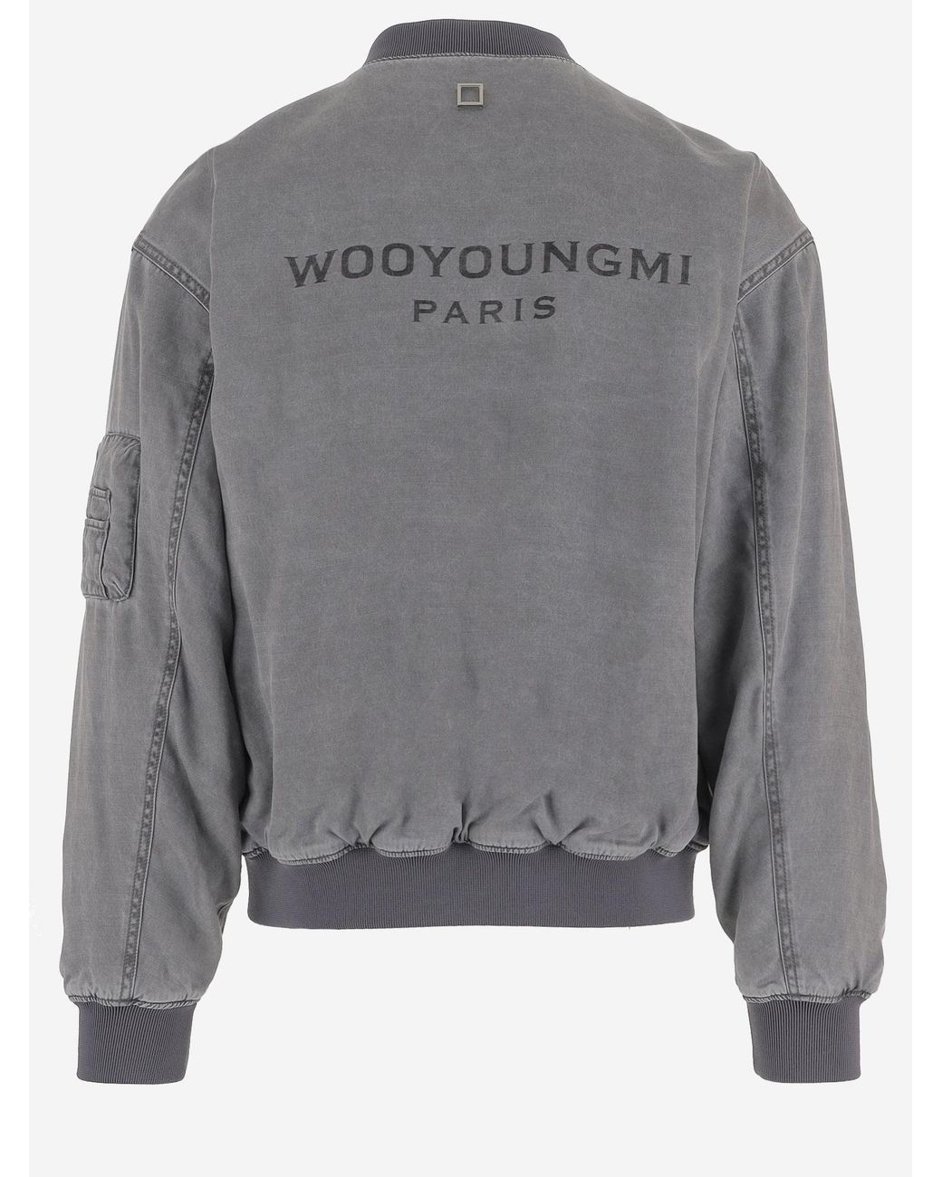 Wooyoungmi Black Reversible Cupro And Nylon Jacket Polyester/Cupro for men