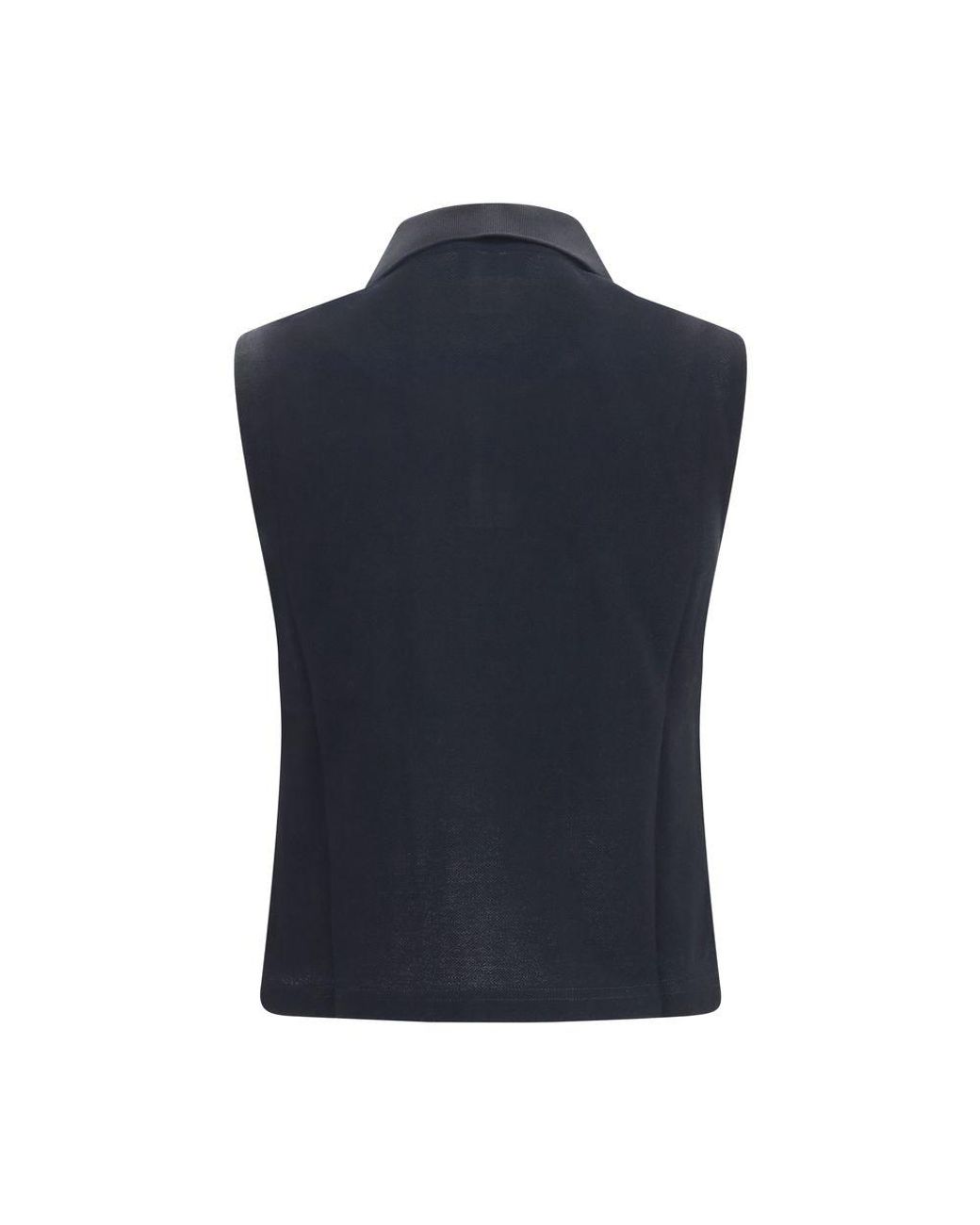 Saint Laurent Blue Recycled Cotton Polo Shirt