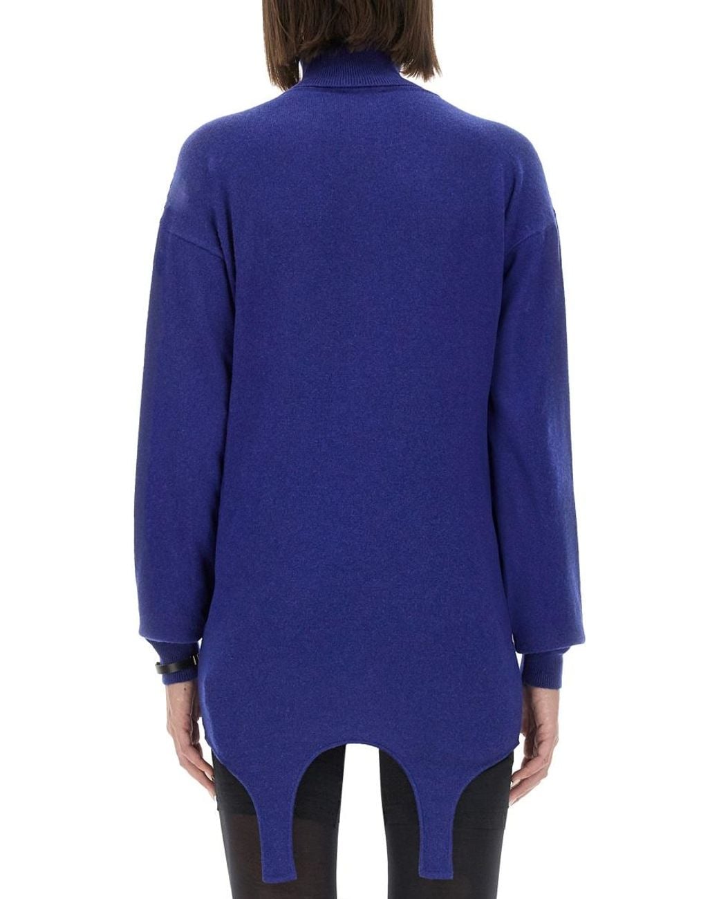 Saint Laurent Blue Cashmere Pullover Jumpers