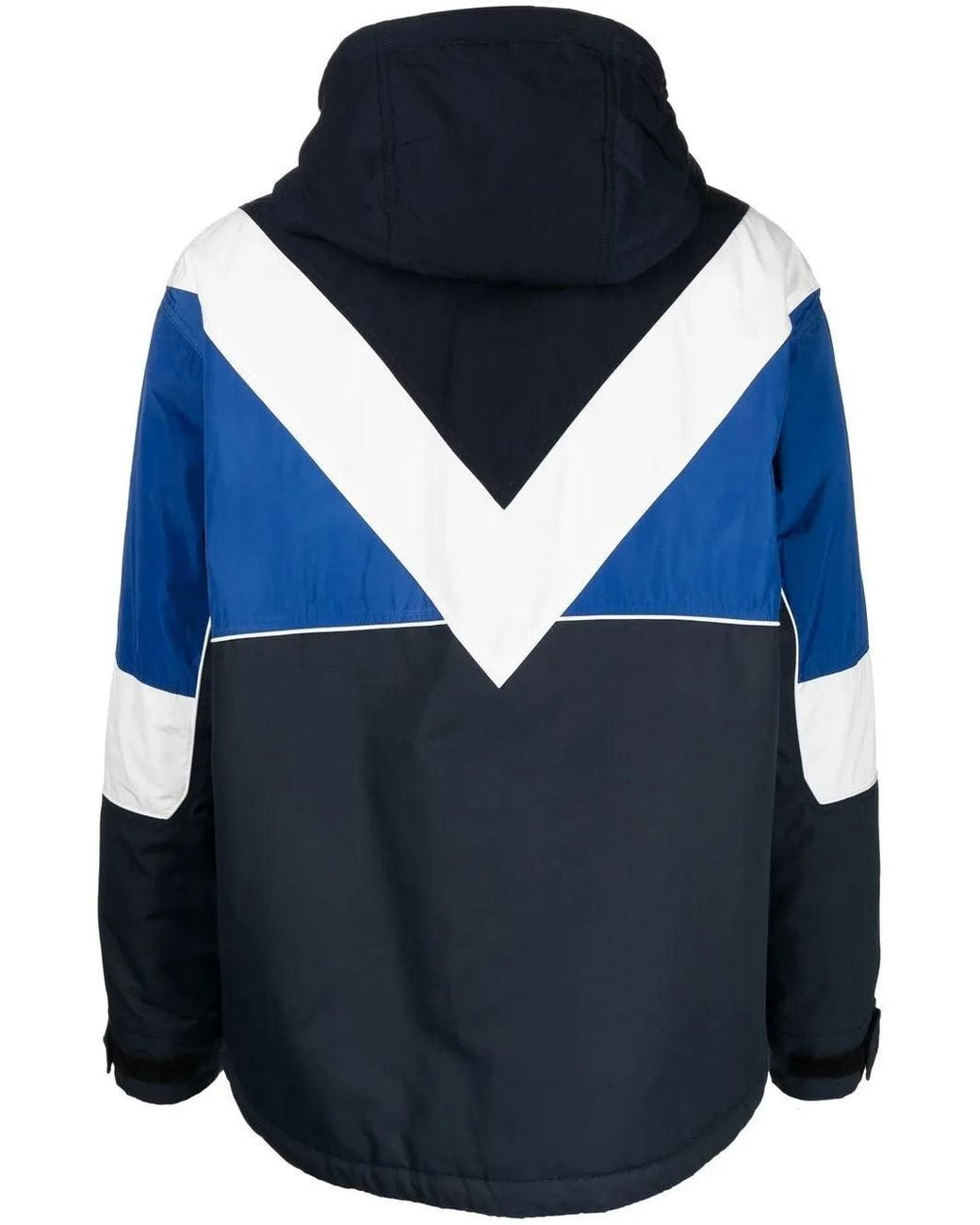 Valentino Blue Logo-Print Zip-Up Jacket Clothing for men